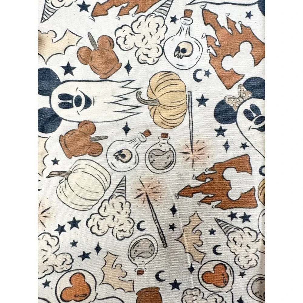 Disney‎ Mickey Mouse Ghost Pumpkins Halloween Candy Trick-or-Treat Canvas Tote